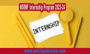 NDRMF Internship Program 2023-24