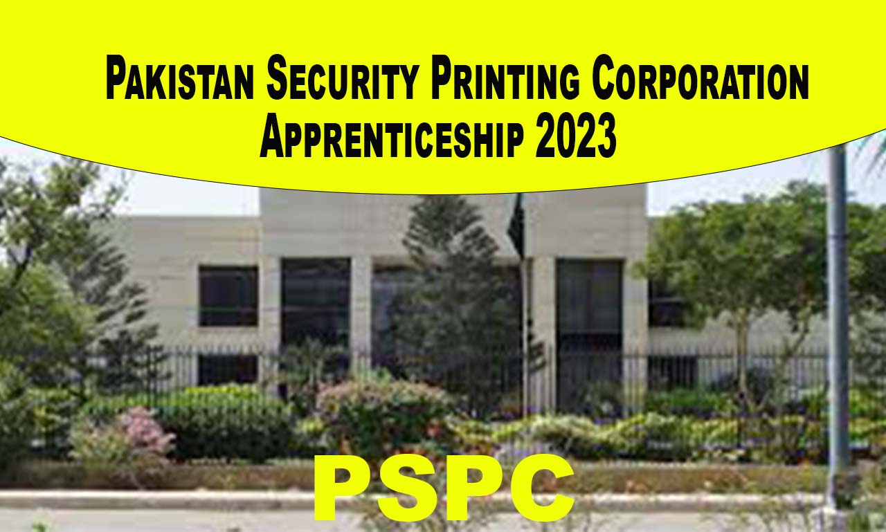 Pakistan Security Printing Corporation Apprenticeship 2023