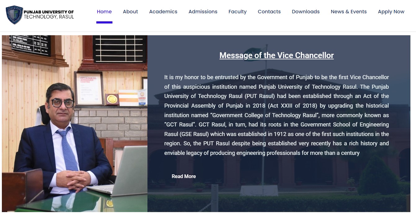 Introduction Of punjab university of Technical Education