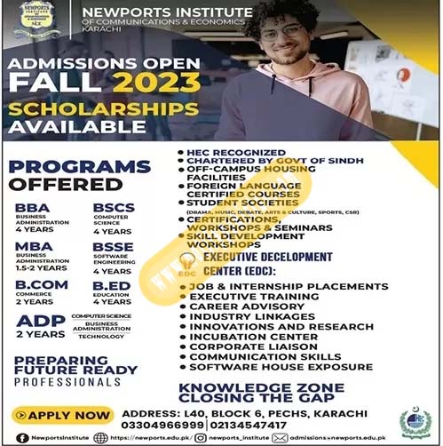 Newports Institute Of Communications And Economics (NEWPORTS) admission 2023
