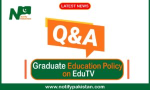 Graduate Education Policy on EduTV