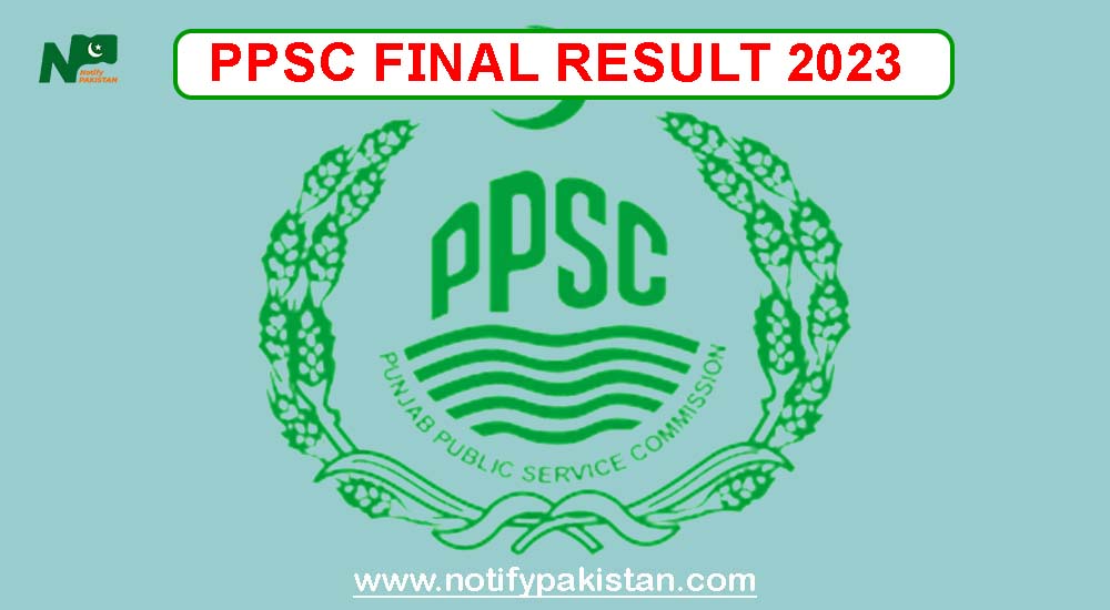 Latest PPSC Final Result 2023