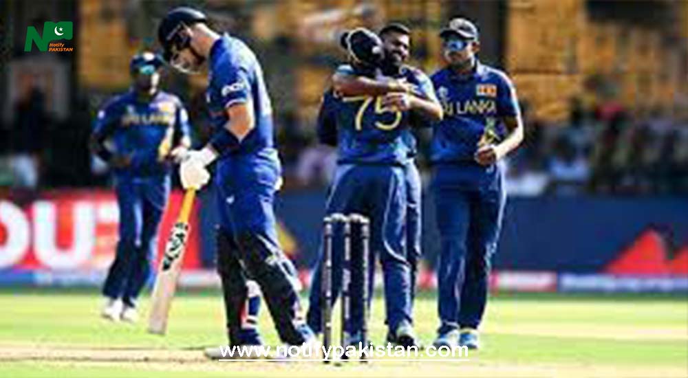 Sri Lanka Stuns England in Thrilling ICC world Cup