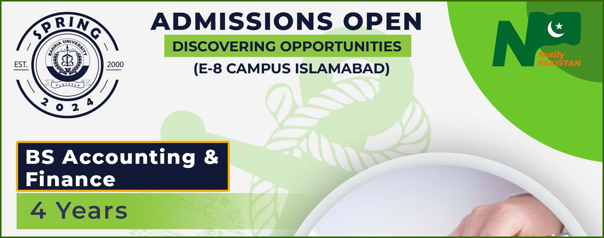 Bahria University BU Admission 2024