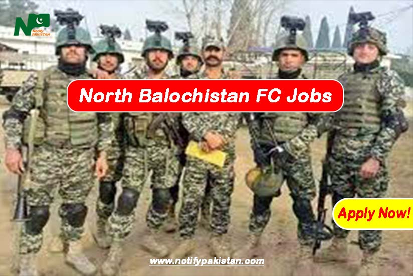 Frontier Corps North Balochistan FC Jobs 2023 Batch No 67