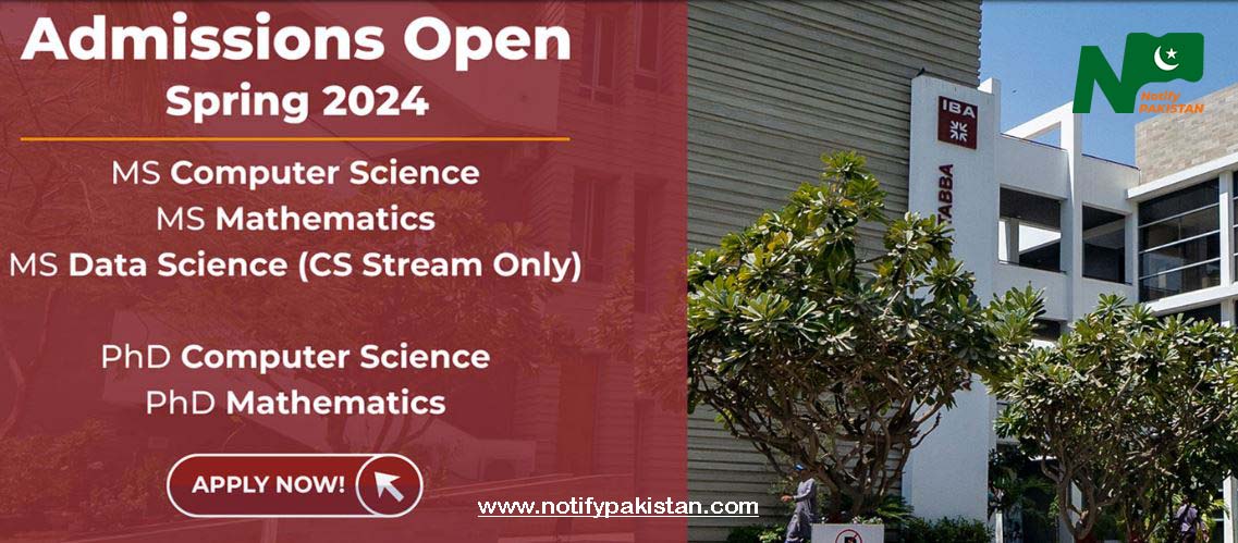 Institute Of Business Administration Karachi IBA Admission Spring 2024 ...