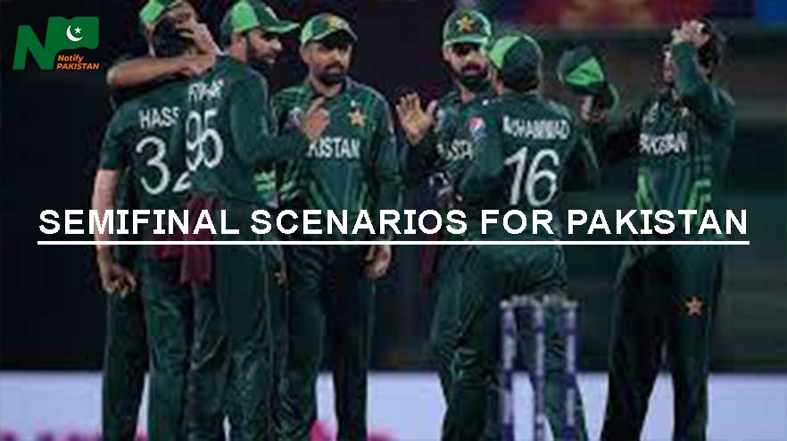 ICC ODI World Cup 2023 Semifinal Scenarios for Pakistan ICC WORLD CUP 2023 Point Table