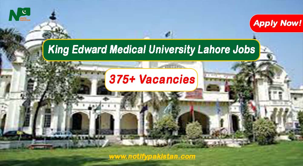 King Edward Medical University Lahore KEMU Jobs