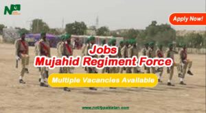 Mujahid Regiment Force Jobs