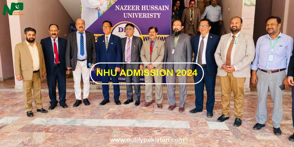 Nazeer Hussain University Karachi NHU Admission 2024