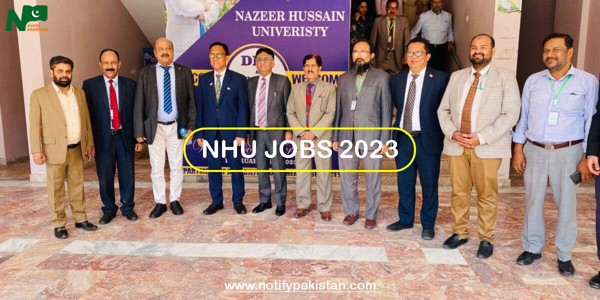 Nazeer Hussain University Karachi NHU Jobs 2023