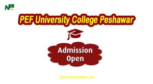 PEF University College Peshawar Admission