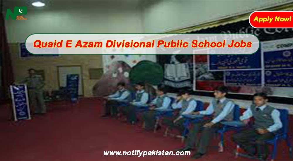Quaid E Azam Divisional Public School Jasserwala Daska QDPS Jobs