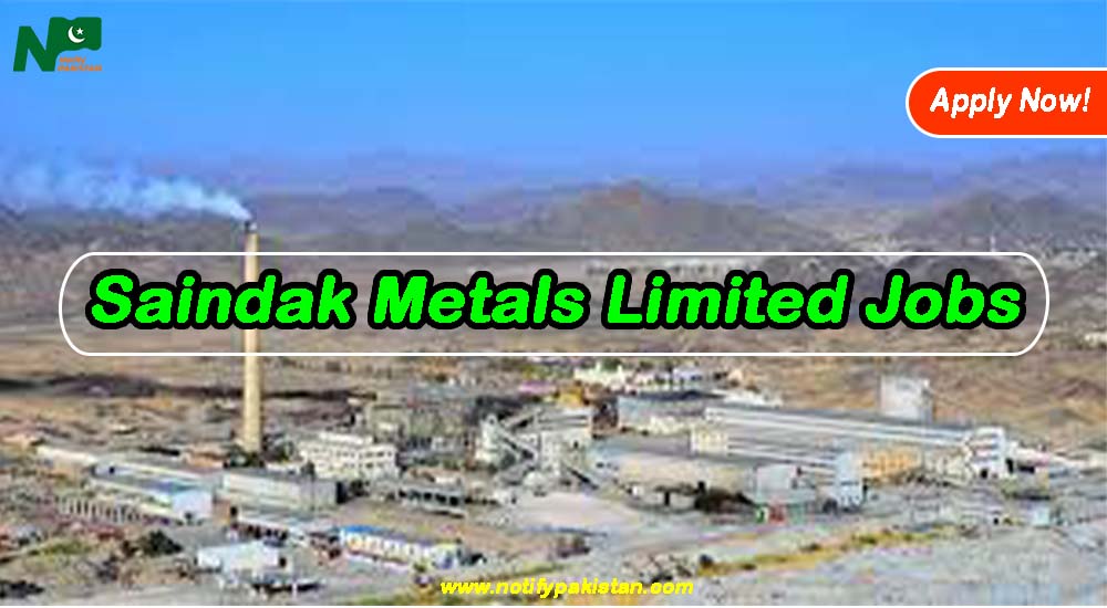 Saindak Metals Limited SML Jobs 2023