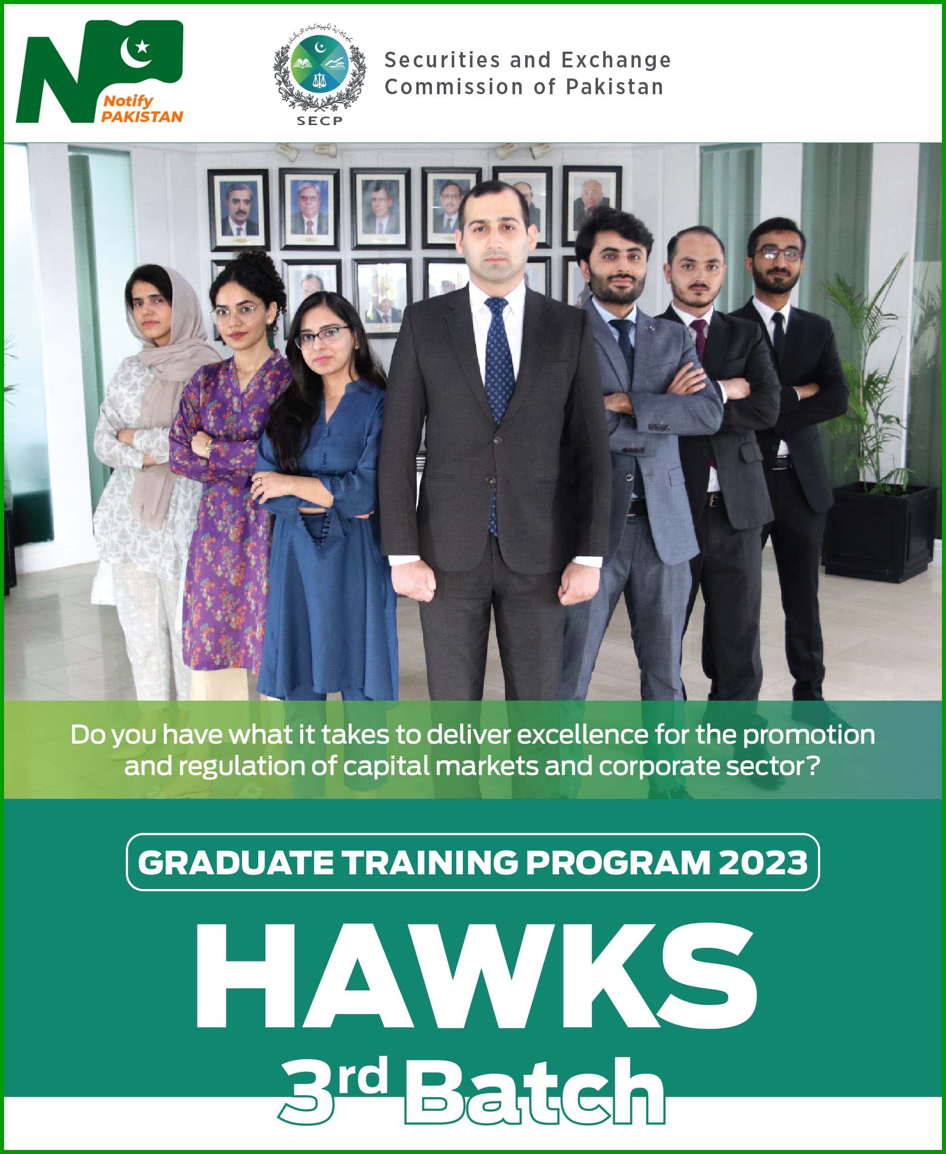 Securities and Exchange Commission of Pakistan SECP Jobs Graduate Training Program 2023 3rd Batch