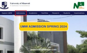 UMW Admission Spring 2024