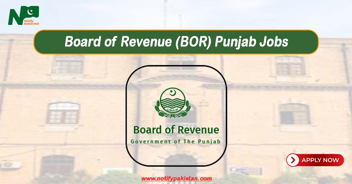 Board of Revenue BOR Punjab Jobs