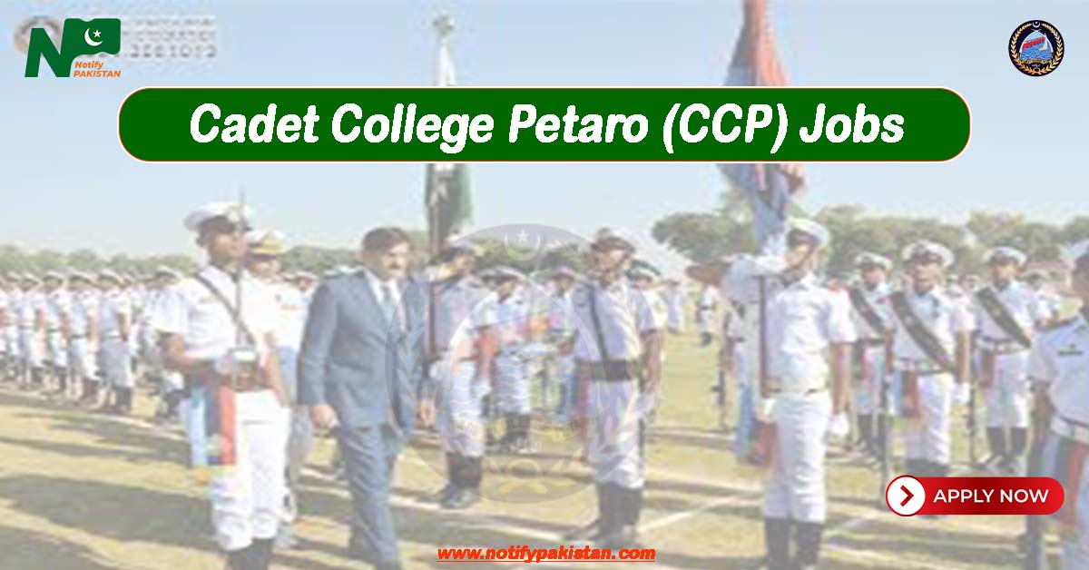 Cadet College Petaro CCP Jobs