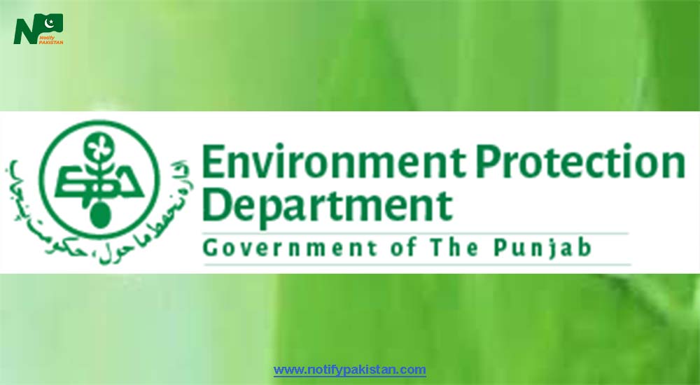 Environment Protection Department Punjab EPD Jobs