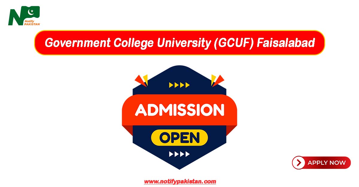 Government College University GCUF Faisalabad Admission