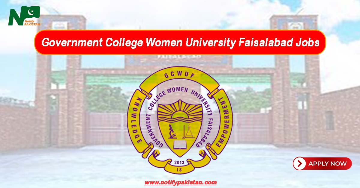 Government College Women University GCWUF Faisalabad Jobs