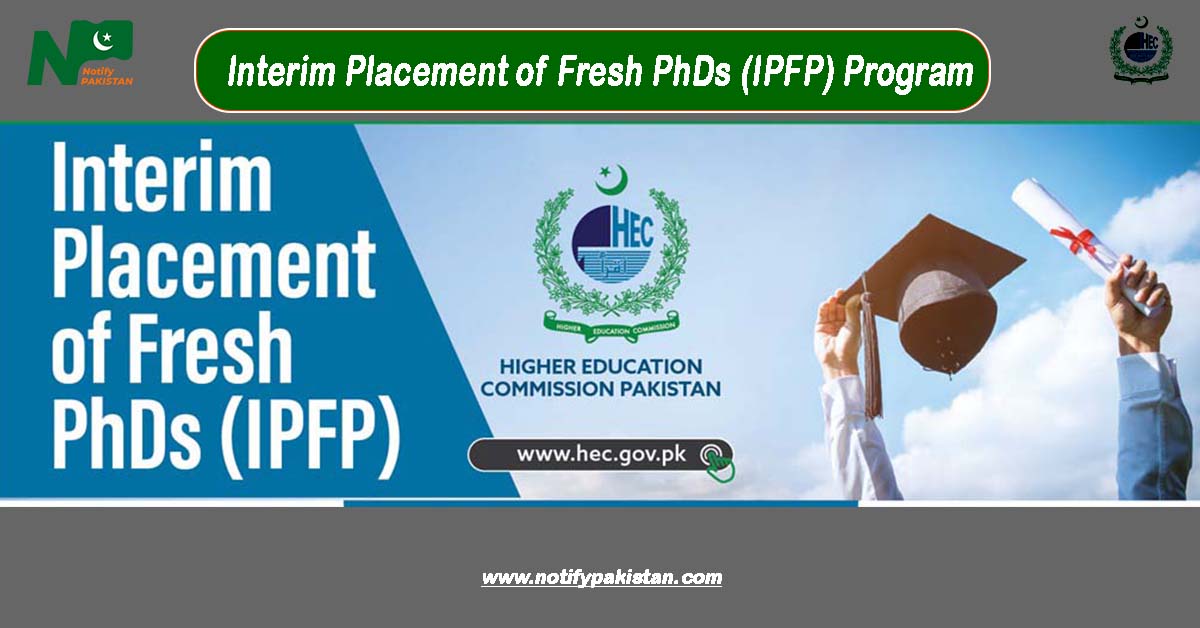 Interim Placement of Fresh PhDs IPFP Program