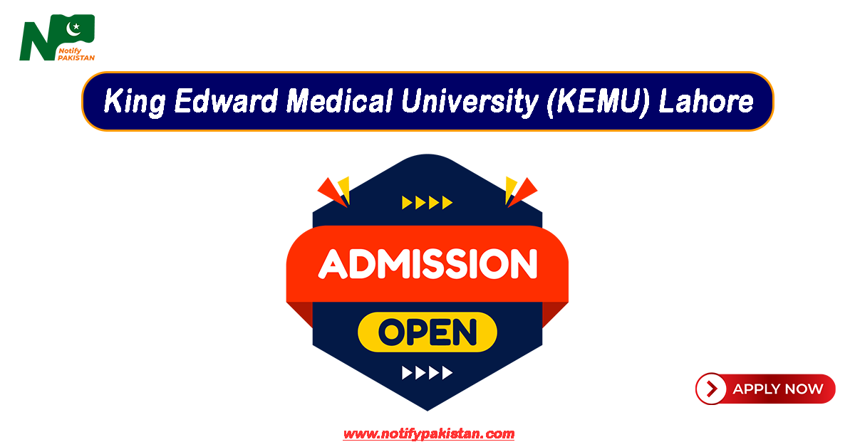King Edward Medical University Lahore KEMU Admissions