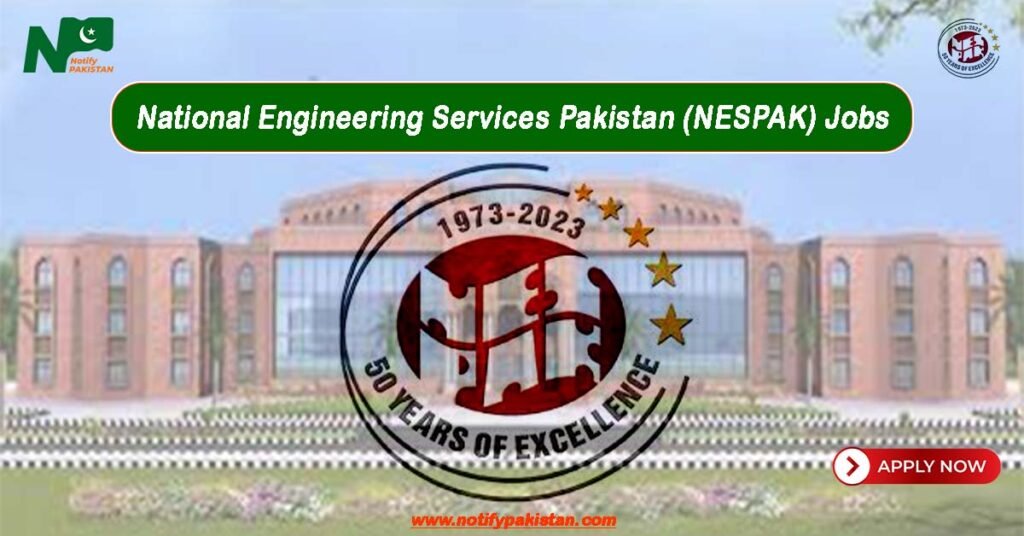 National Engineering Services Pakistan NESPAK Jobs 2024 Online Apply at