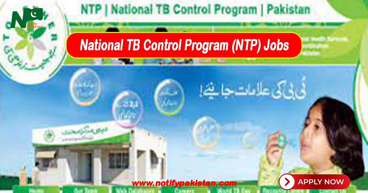 National TB Control Program NTP Jobs