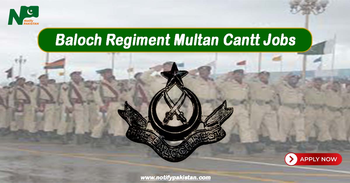 PAK Army 42 Baloch Regiment Multan Cantt Jobs