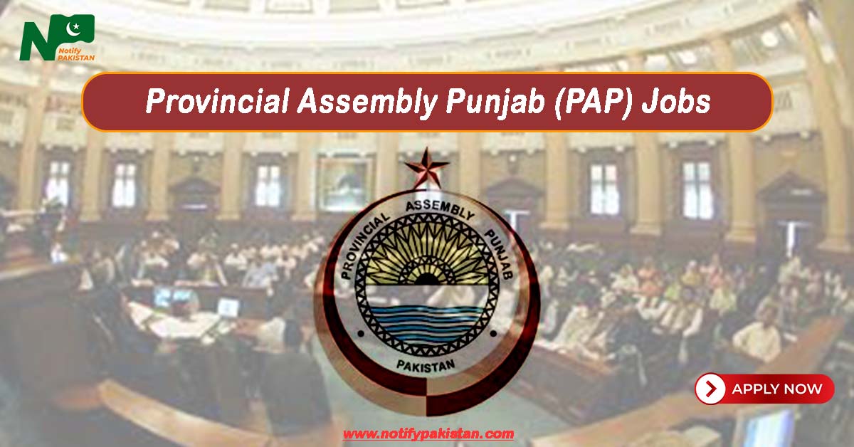 Provincial Assembly Punjab PAP Jobs