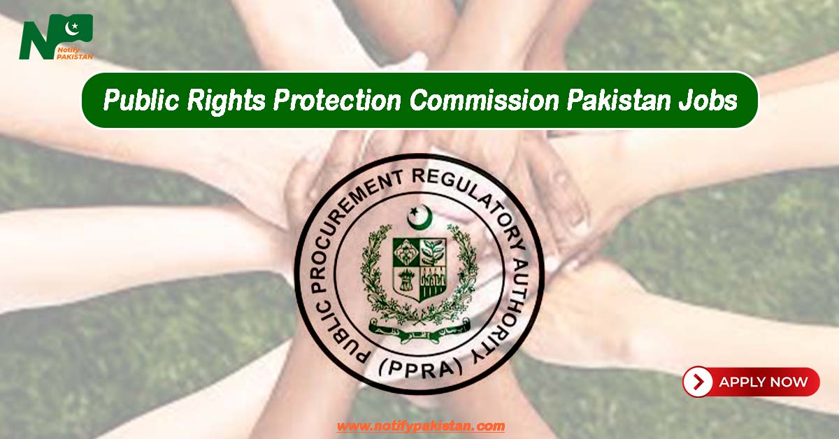 Public Rights Protection Commission Pakistan PRPCP Jobs