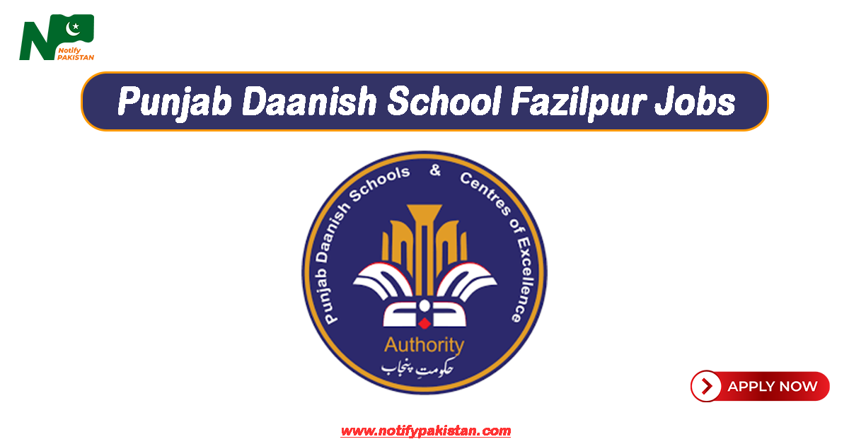 Punjab Daanish School Fazilpur Jobs