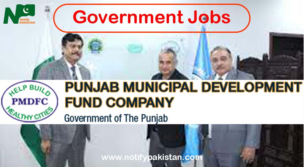 Punjab Municipal Development Fund Company PMDFC jobs