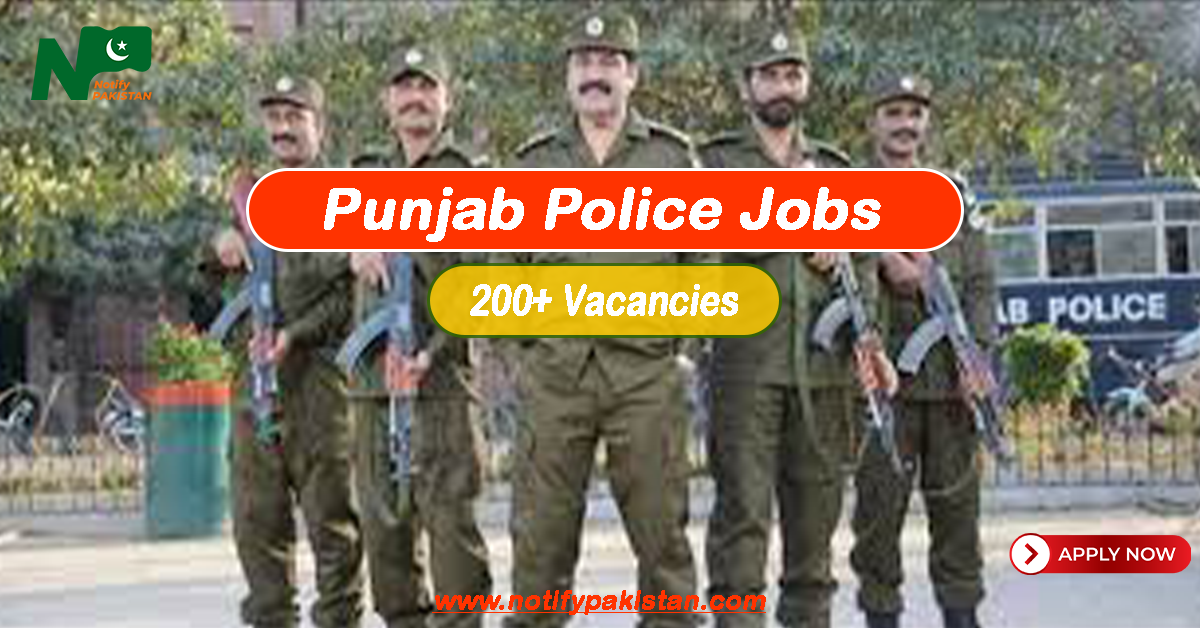 Punjab Police Jobs 2024 Online Apply www.punjabpolice.gov.pk