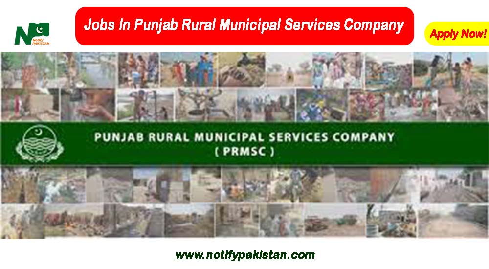 Punjab Rural Municipal Services Company PRMSC Jobs