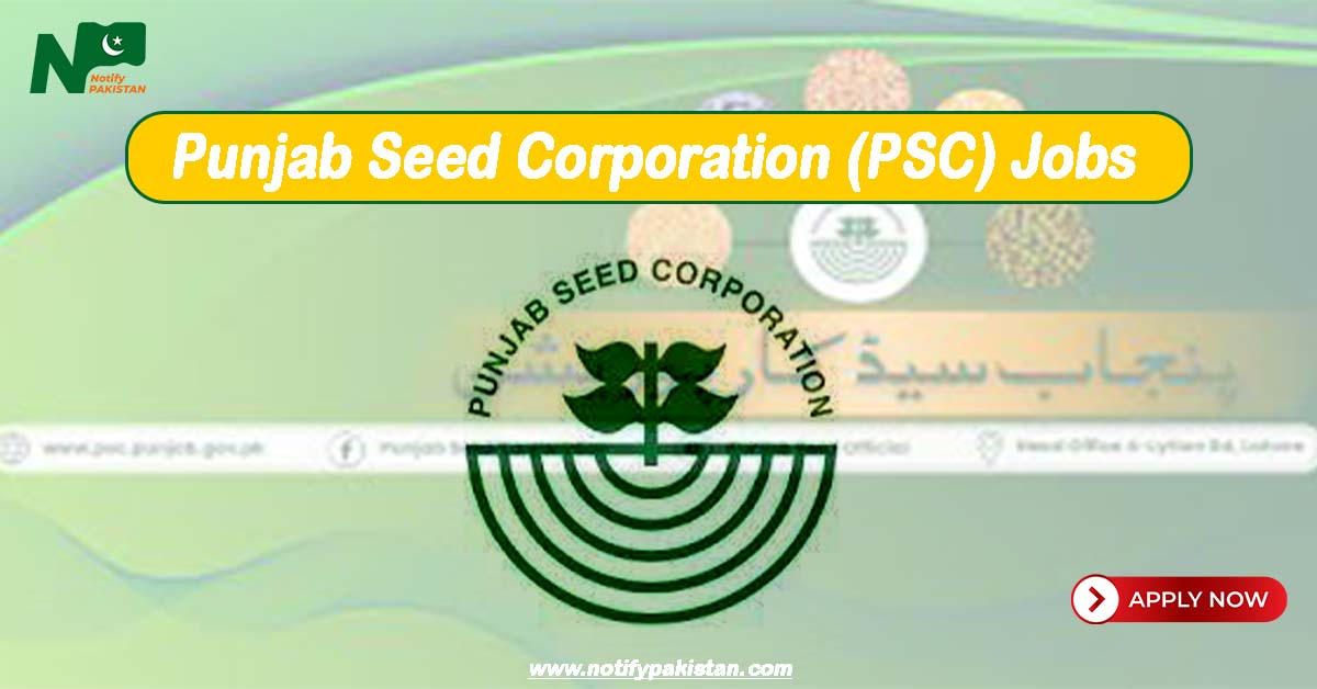 Punjab Seed Corporation PSC Jobs