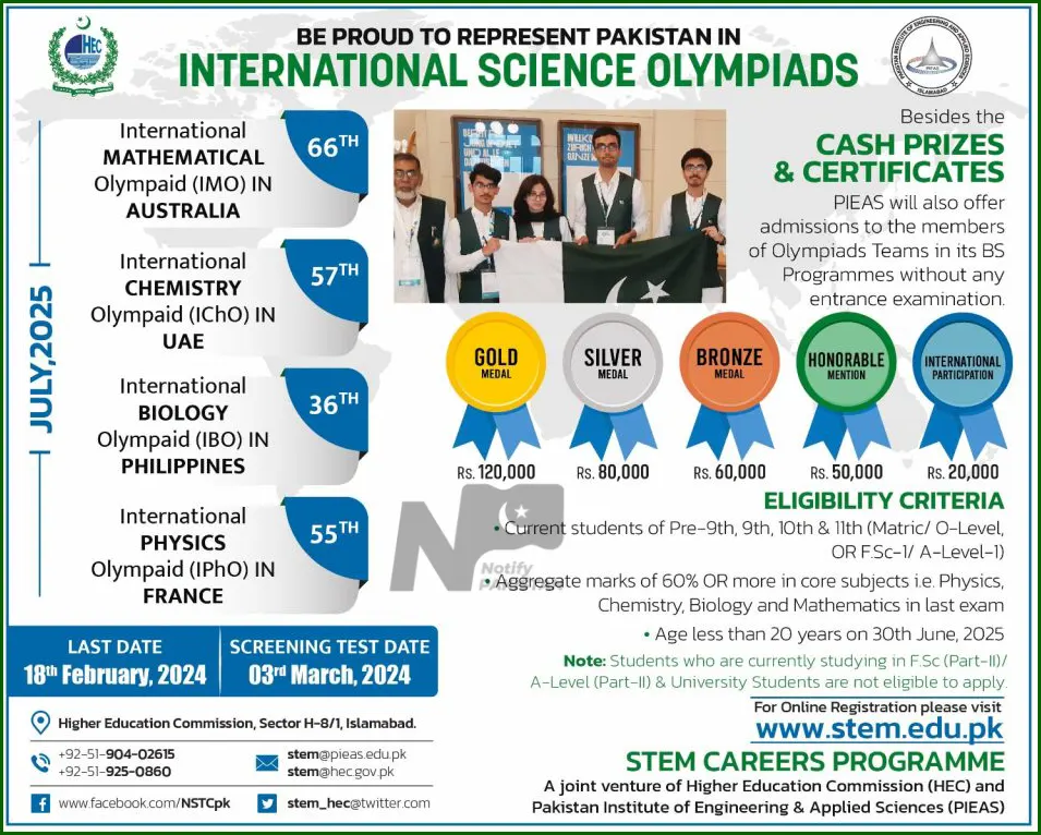 STEM Careers Program Advertisement