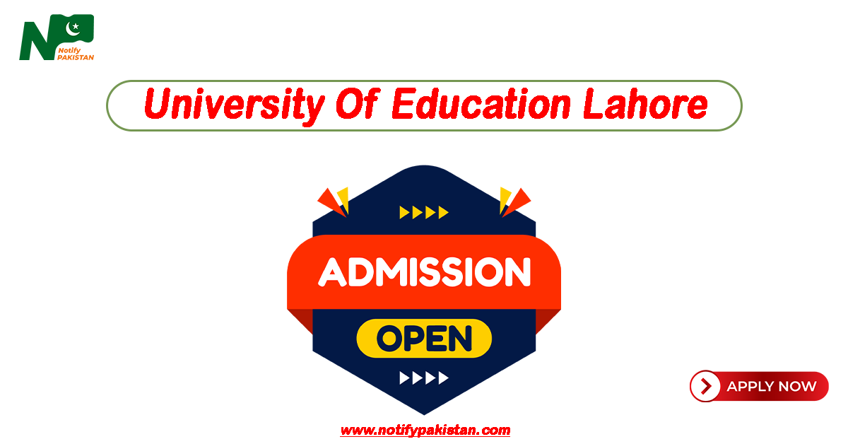 University Of Education Lahore Admission