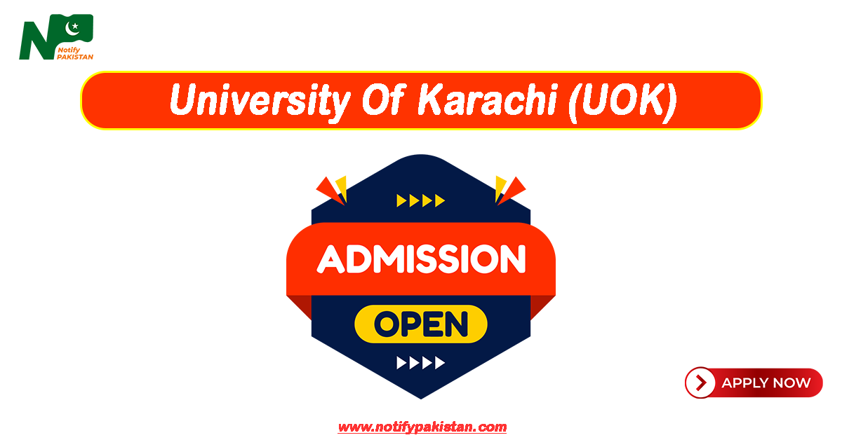 University Of Karachi UOK Admission