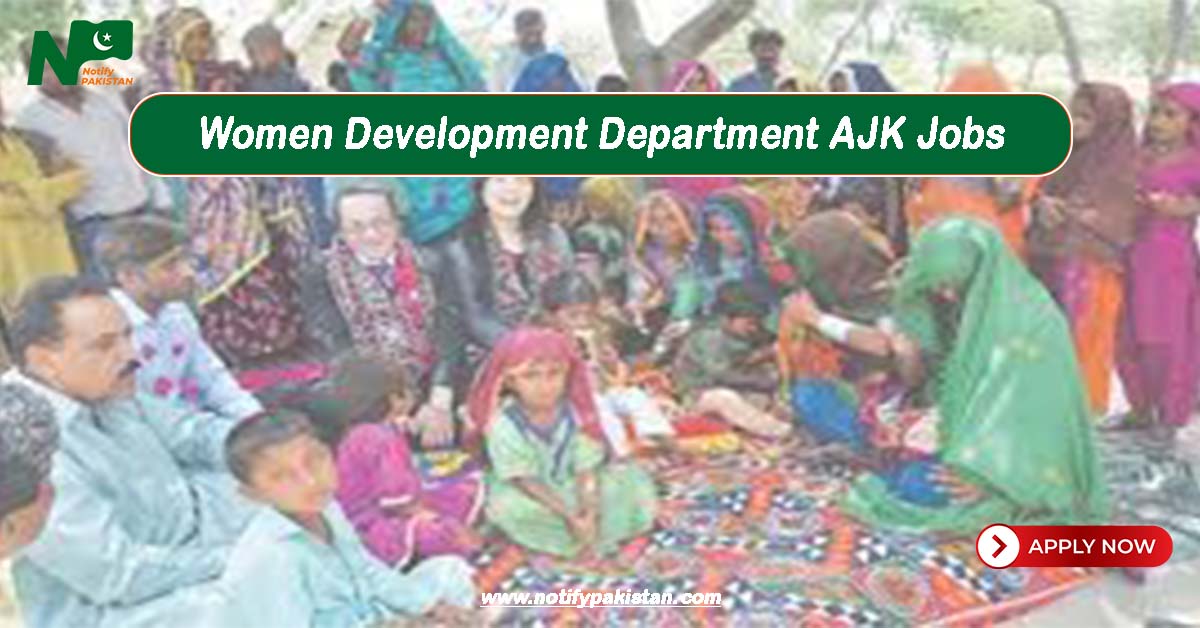 Women Development Department WDD AJK Jobs