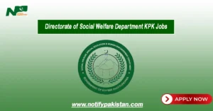 Directorate of Social Welfare Department KPK Jobs