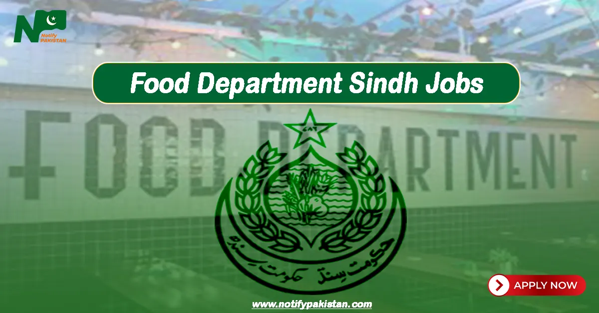 Food Department Sindh Jobs