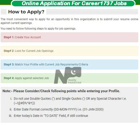 IT Company Career 1737 Jobs Application Process