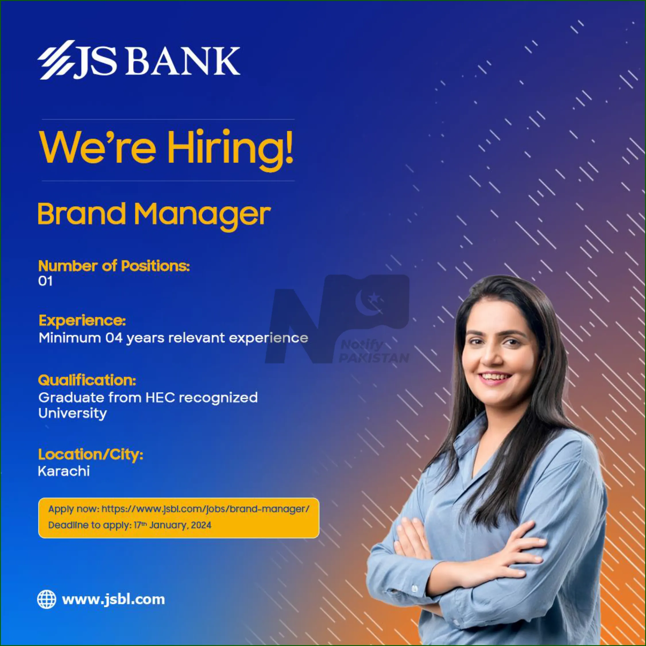 JS Bank Careers Opportunities Advertisement # 1