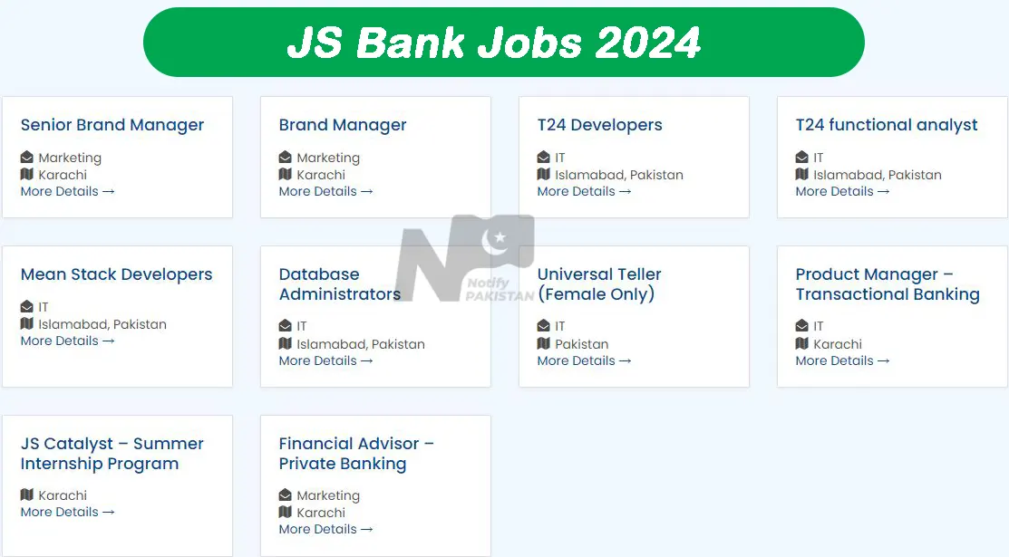 JS Bank Careers Opportunities Advertisement # 3