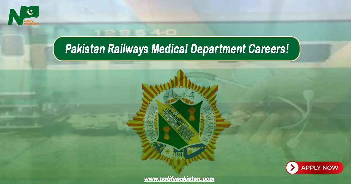 Pakistan Railways Medical Department Jobs