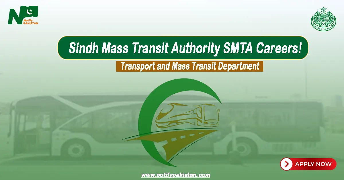 Sindh Mass Transit Authority SMTA Jobs