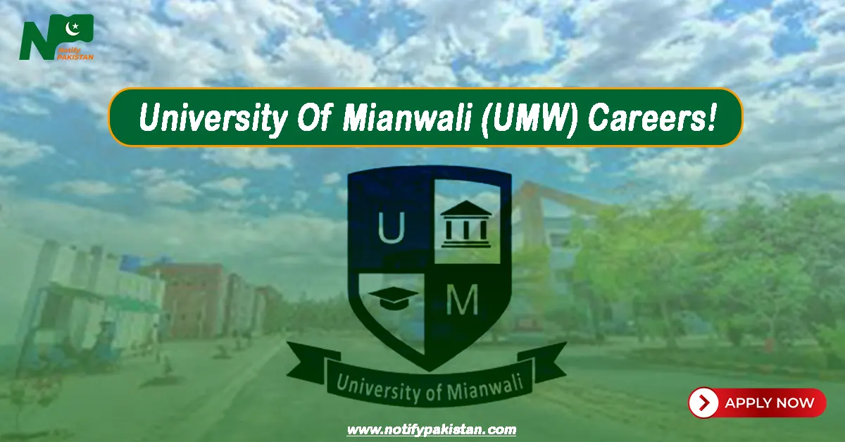 University Of Mianwali UMW Jobs