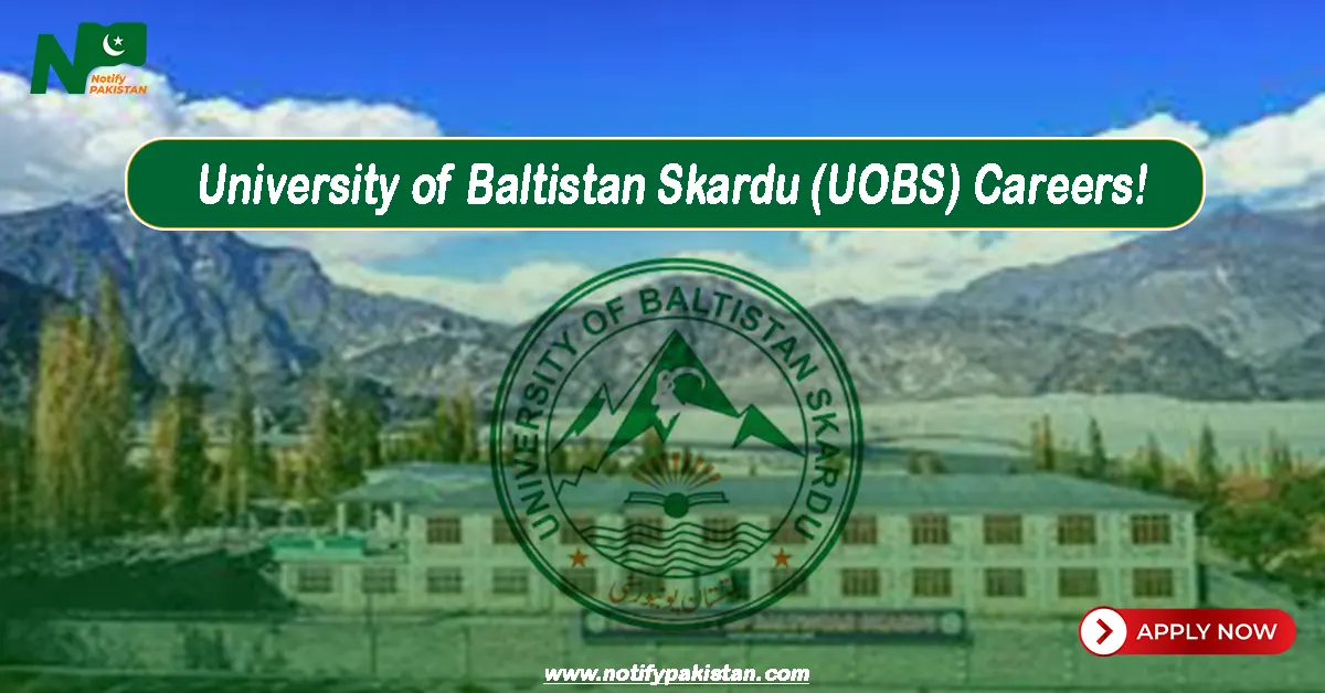 University of Baltistan Skardu UOBS Jobs